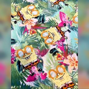 Funky SpongeBob SquarePants Button Down Tank Top